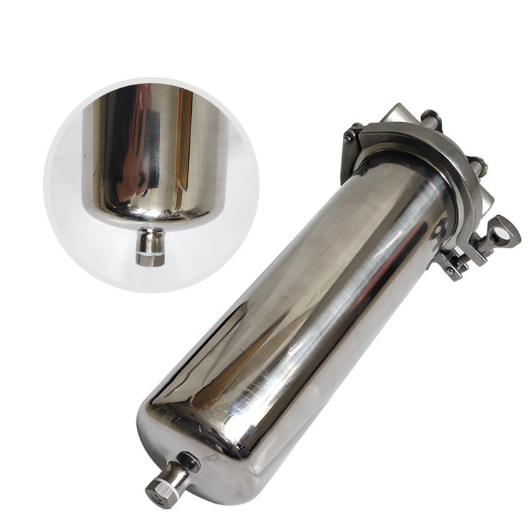 0.1um 100um SS Micron Filter Housing , Stainless Filter Housing