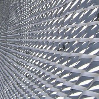 Steel Small Hole Decorative Facade Expanded Metal Mesh